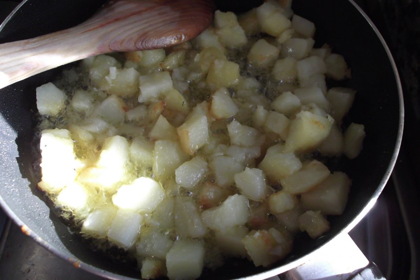 Chard & Runner Beans 004