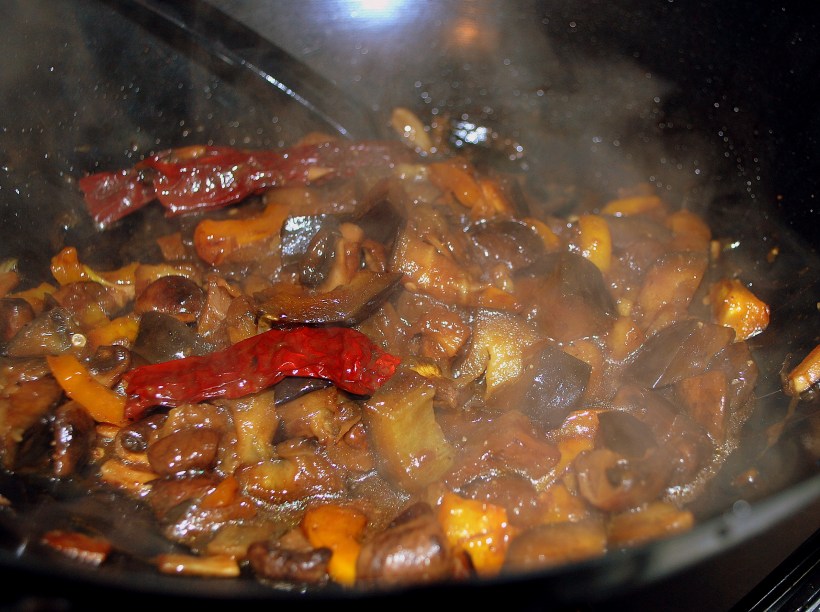 5 Spice Aubergines MAin