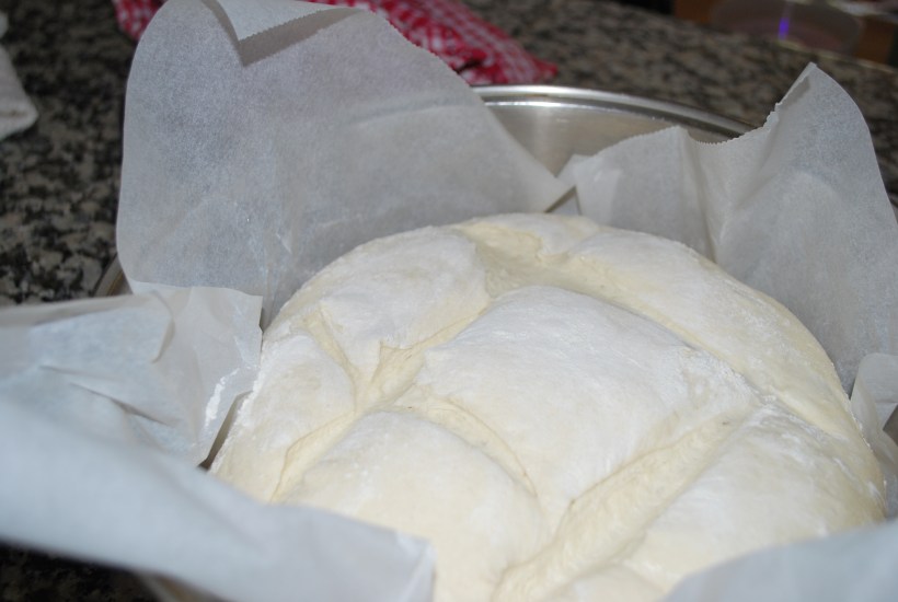 The dough has risen - hallelujah!