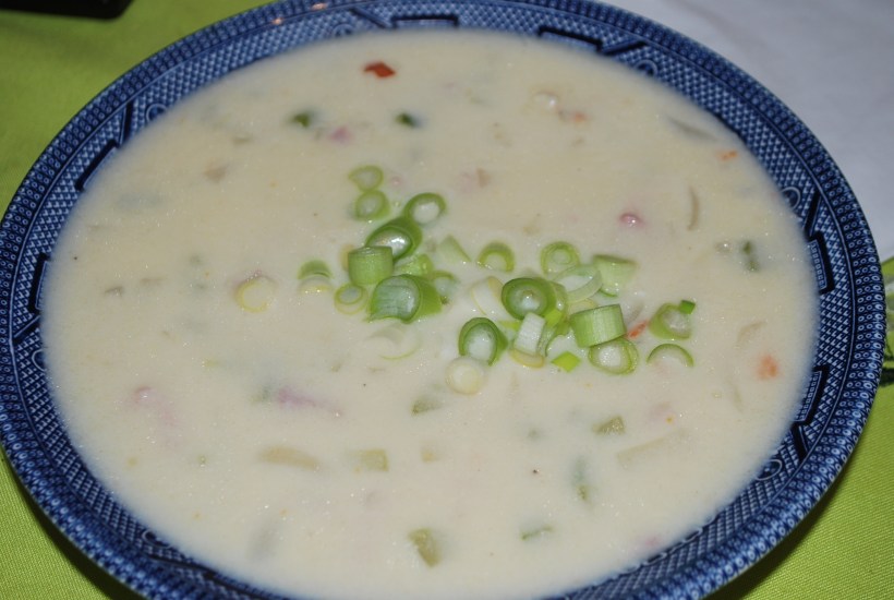 Smoked Prawn & Bacon Chowder (2)