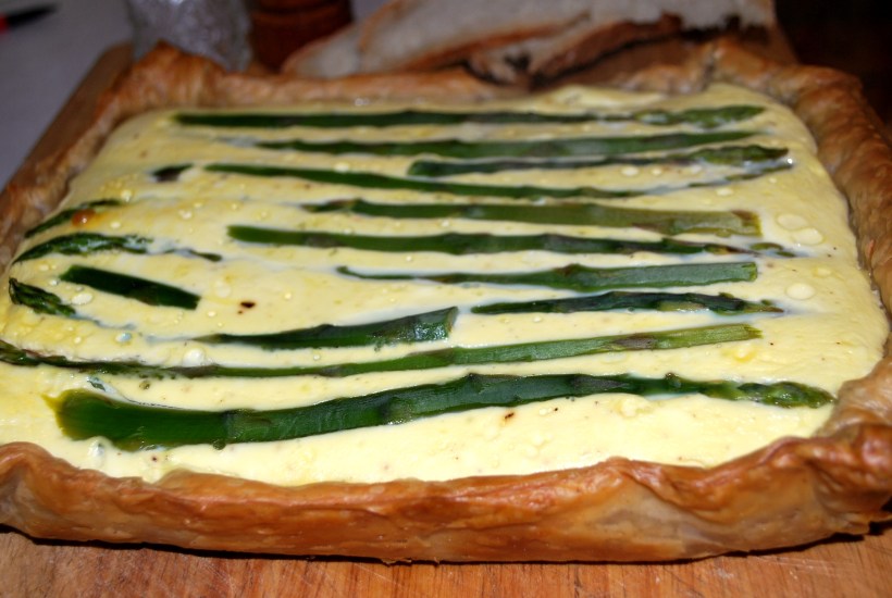 Asparagus & Sour Cream Tart (4)