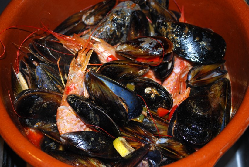 Mejillones y Langostinos a la Cazuela 003